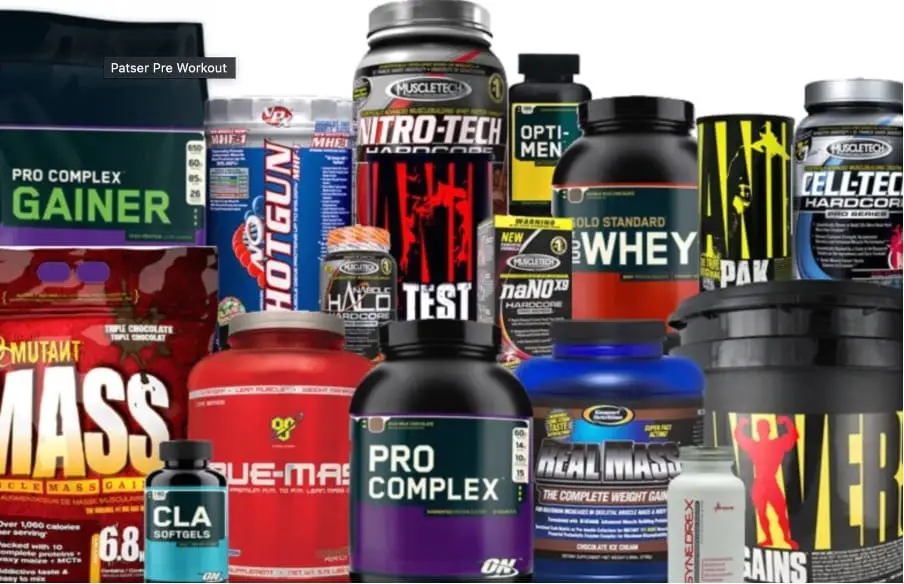 Deze afbeelding laat zien dat er verschillende soorten supplementen voor sporters zijn.