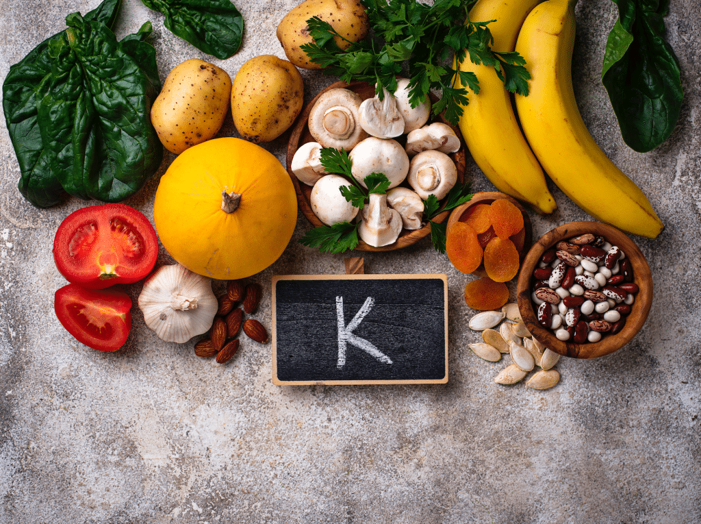 Kalium zit in met name in fruit, groenten en zoete aardappels.