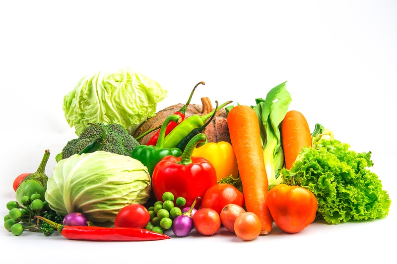 De adequate inname is ook vastgesteld voor groenten en fruit.