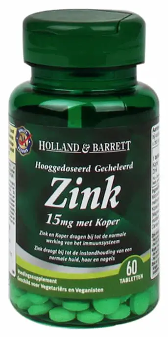 Holland-Barrett-Zink-Koper
