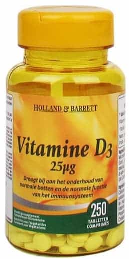 Vitakruid - Vitamine D3 25 mcg tabletten
