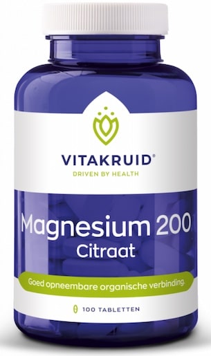 Vitakruid-Magnesium-200-Citraat-Tabletten
