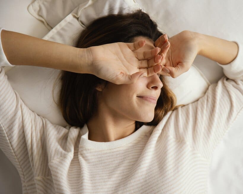Deze afbeelding laat zien dat vitamine D helpt om beter door te slapen.